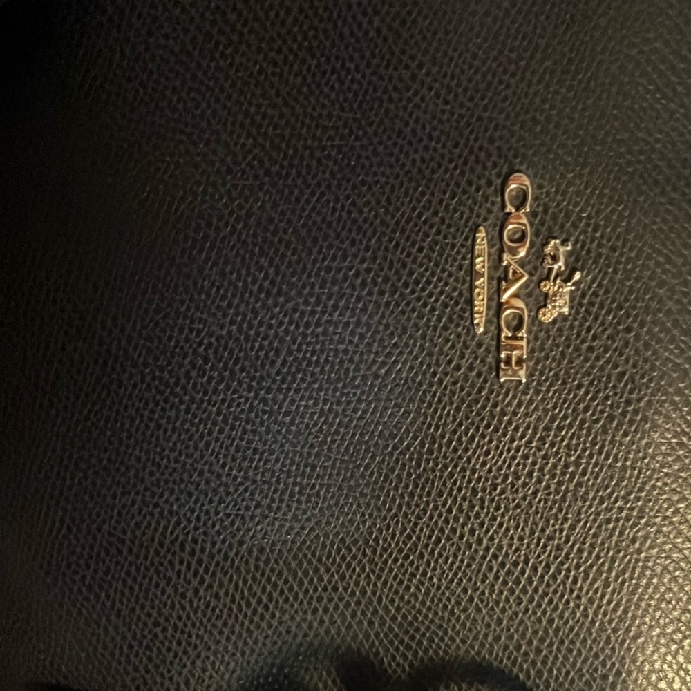 Navy blue coach bag